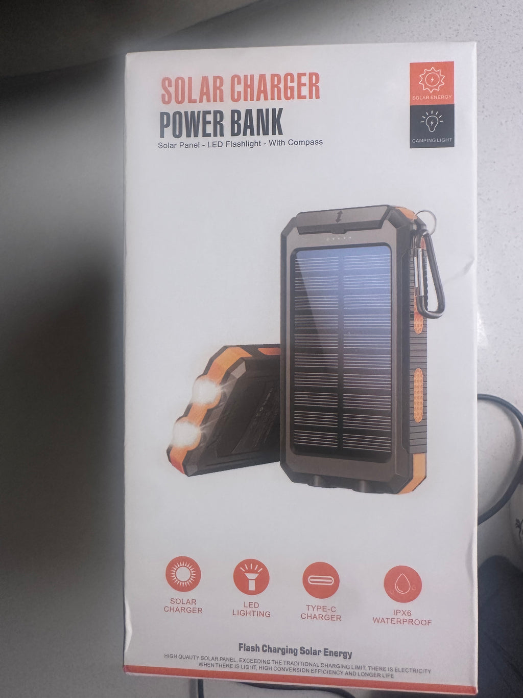 Solar battery mobile power bank